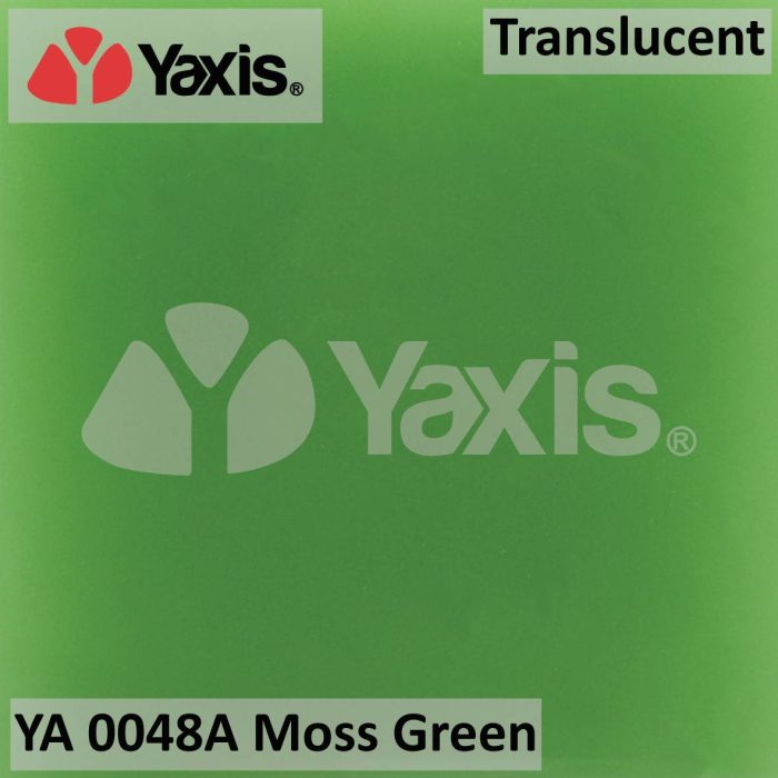 YA 0048A-moss-green-translucent-solid surface-quartz-stone